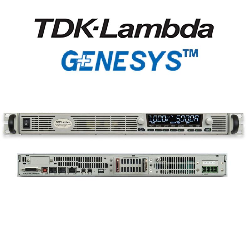 Alimentations programmables TDK-Lambda GENESYS+ G-5KW-SERIE, 1 voie - 1 à 7,5 kW / 1500 V - 500 A, rack 19'' 1U_0