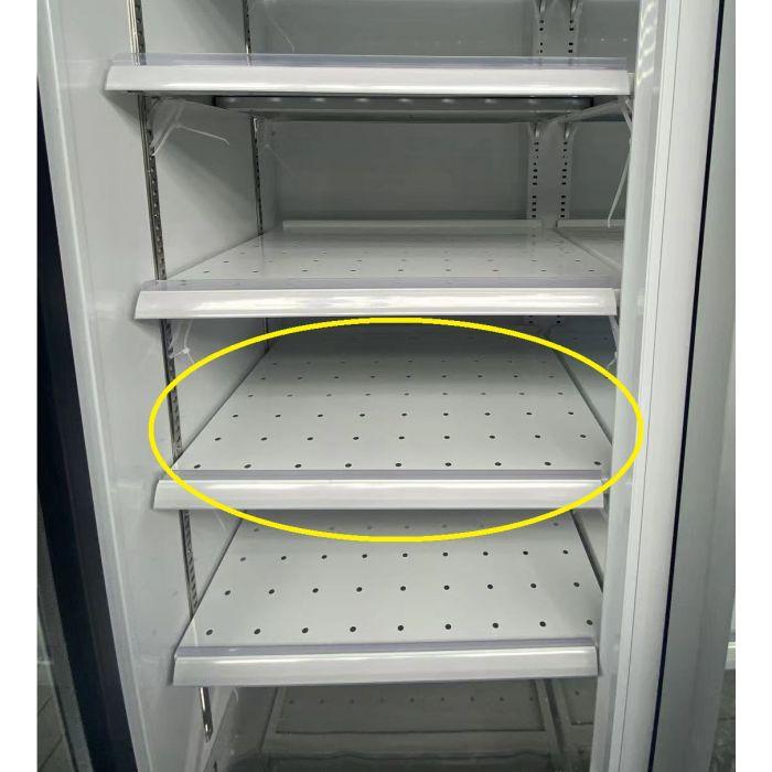 Grille perforée blanc pour réfrigérateur une porte en verre 7455.2212 - 7455.3220_0