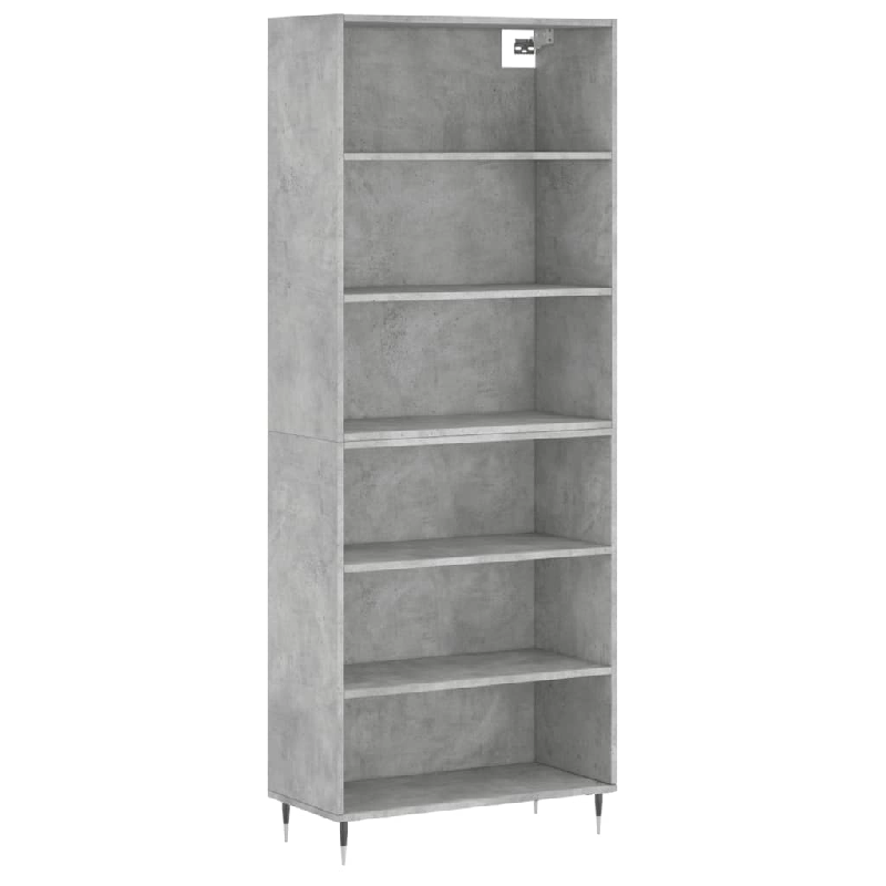 Helloshop26 - Buffet bahut commode armoire meuble de rangement organisateur cuisine salle de séjour salon 69,5 x 32,5 x 180 cm bois 02_0032000 - 3000_0