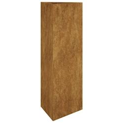 Helloshop26 - Jardinière bac lit surélevé plantes fleurs terrasse jardin 30 x 26 x 75 cm acier corten marron 02_0037481 - 3000213875157_0