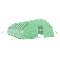 Helloshop26 - Serre tente abri plante fleur légumes avec cadre en acier 60 m² 10 x 6 x 2,85 m vert 02_0044612 - 3000220270914_0