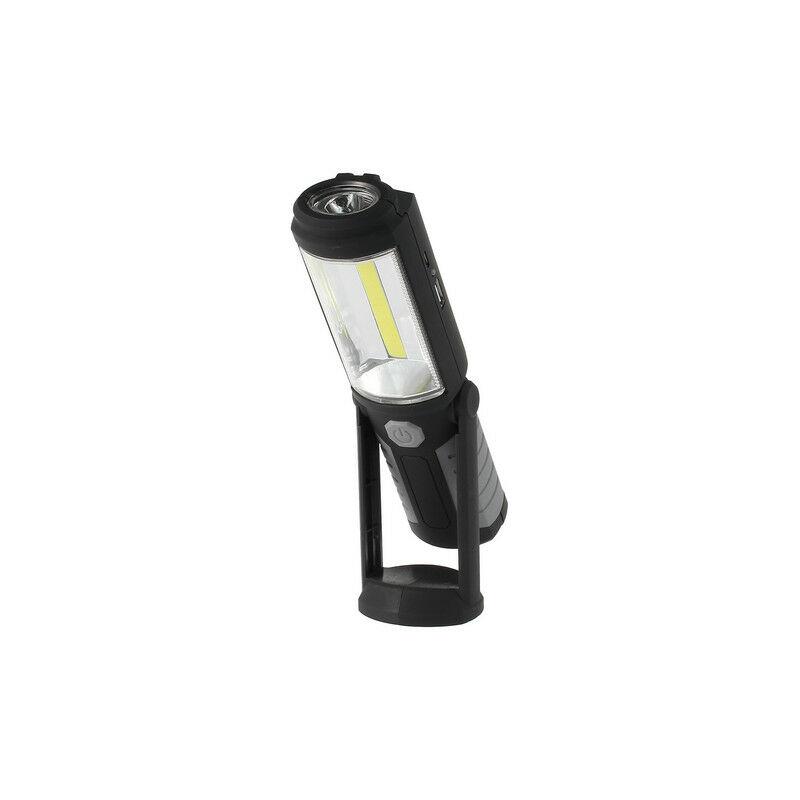 Retoo Lampe de travail LED COB - Lampe d'inspection avec aimant - Câble de  charge USB rechargeable - Lampe de poche pour réparation de voiture,  garage, camping, éclairage de secours, lampes de