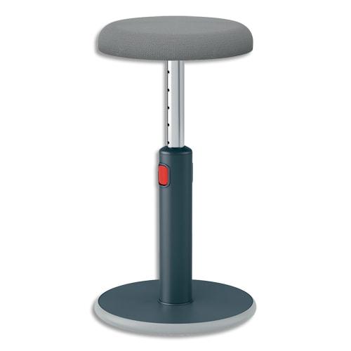 Tabouret ergonomique assis/debout Leitz Cosy - Gris - Hauteur réglable 45-79 cm - Réf. 65180089_0