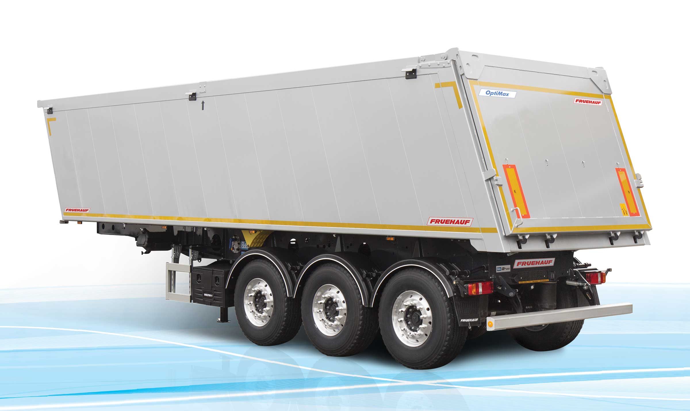 Optimax - bennes travaux publics - fruehauf - variabilité des volumes : de 23 à 40 m3_0