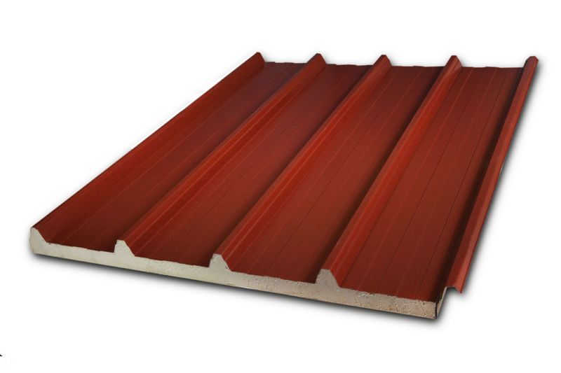 Panneaux sandwich de couverture - Petrus Watersilo S - mousse polyuréthane épaisseur 40 mm - toiture isolante pour bâtiments agricoles et garages_0
