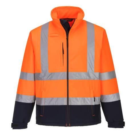 PORTWEST S425 SOFTSHELL BICOLORE (3 COUCHES) ORANGE/MARINE - TAILLE XL