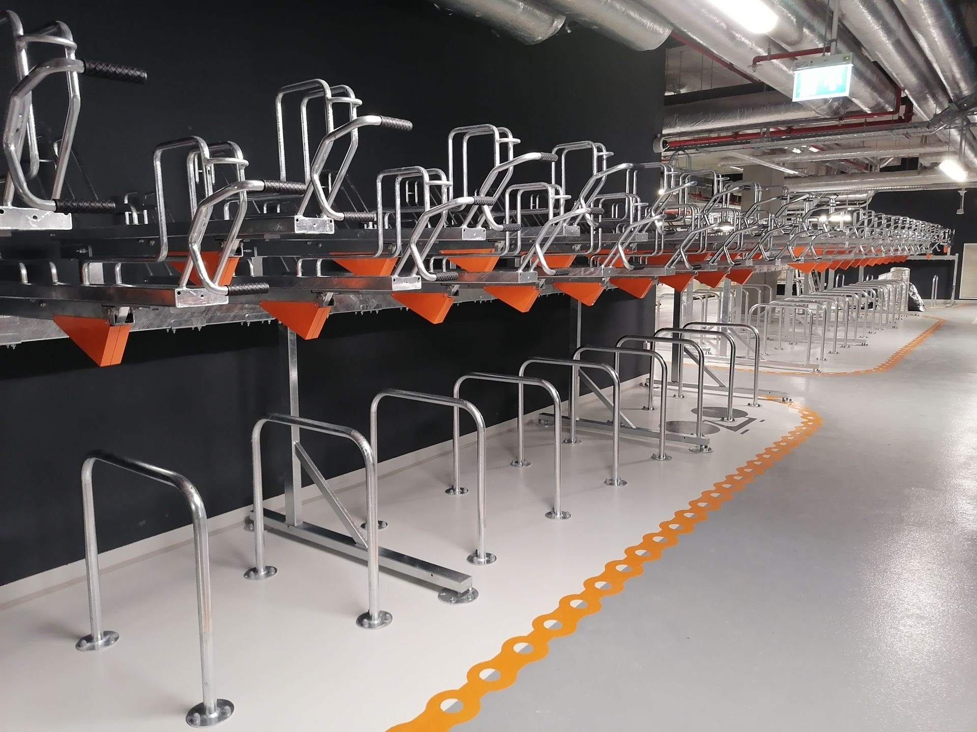 Racks vélos à double étage