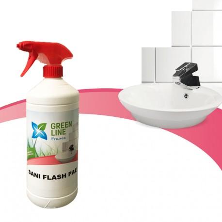 Saniflash PAE - Nettoyant alcalin chloré, blanchissant et anti-moisissure pour salles de bain et cuisines_0
