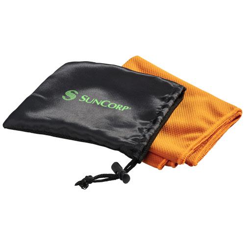 Serviette rafraîchissante à séchage rapide dans une pochette maille filet - Peter 12617108 - 30x80 cm - Polyester_0