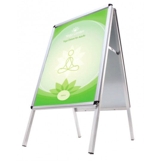 Stop trottoir d'extérieur - Sigma - Waterproof avec porte-affiche résistant et pochette transparente_0