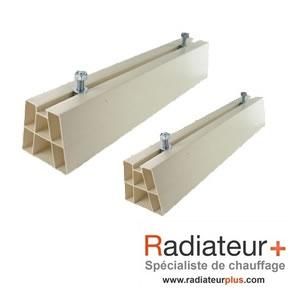 SUPPORT AU SOL EN PVC POUR UNITÉ EXTÉRIEUR LONGUEUR 1000 MM - CLIMFIX5 REF.AS1000P