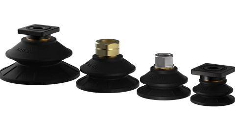 Ventouse ronde PAB - nitrile-PVC noir 60 Shore (A) - pour applications automobiles et manutention dynamique_0