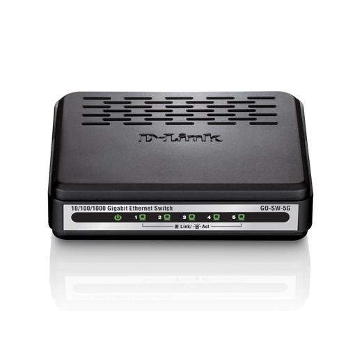 D-LINK GO-SW-5G COMMUTATEUR RÉSEAU NON-GÉRÉ NOIR GO-SW-5G/E_0