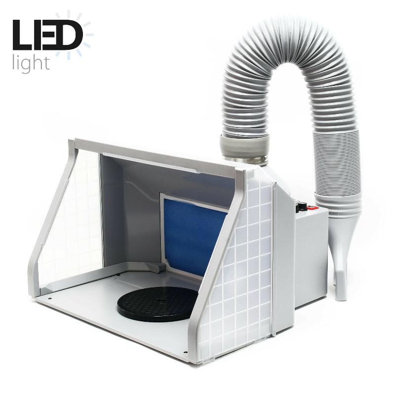 Cabine d’aspiration 9m³/min - Éclairage LED - Double ventilation réglable - Référence 16_0002403_0