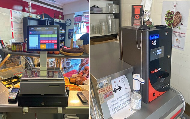 Caisse enregistreuse tactile avec balance et logiciel de caisse pour boucherie, charcuterie, fromagerie et primeur - TigraCash_0
