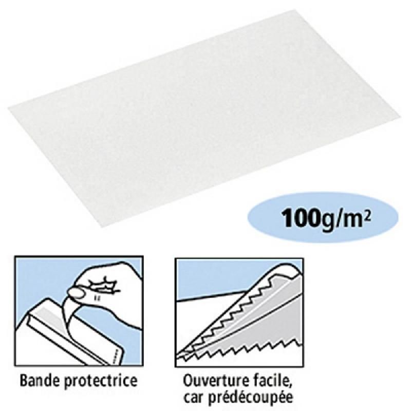 COURONNE BOÎTE D'ENVELOPPE BLANCHE PREMIUM LA COURONNE - 114 X 162 MM - SANS FENÊTRE - 100 G/M2 - BOÎTE DE 200