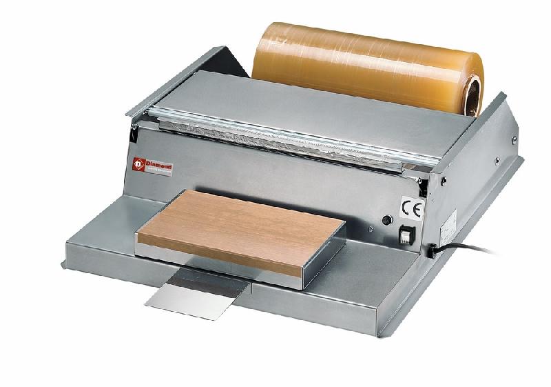Dispenser film d'emballage DFE-50P - distributeur de film 500 mm en acier inox 590x720xh185_0