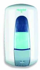 Distributeur de savon à remplissage 0.9L - manuel, avec réservoir plastique et serrure 3 points_0