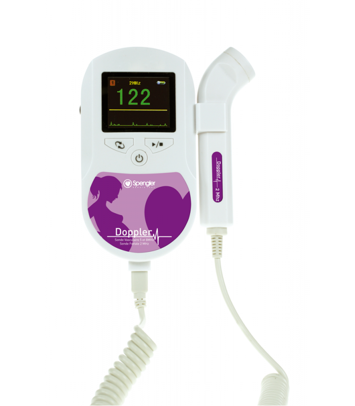 Doppler foetal et vasculaire Spengler - compact, écran LCD couleur, compatible avec 3 sondes (vendu sans sonde)_0
