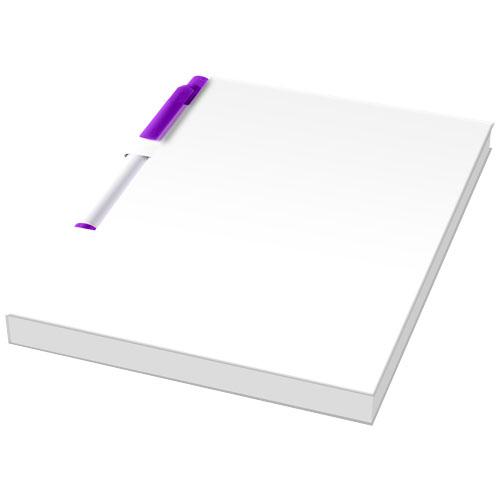 Ensemble conférencier Essential - bloc-notes A6 avec 50 feuilles vierges et stylo intégré - couverture rigide 350 g/m²_0