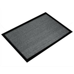 Floortex tapis d'accueil valuemat gris 80 x 120 cm épaisseur 7 mm_0