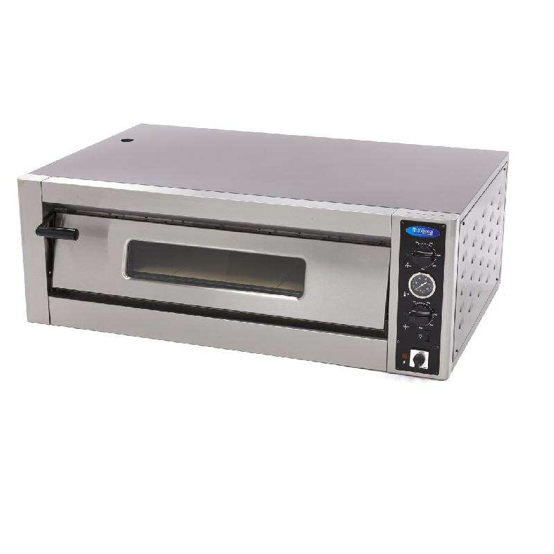 Four à pizza professionnel Maxima - s'adapte à 6 pizzas Ø30 cm - 400V - températures réglables 50-500°C_0
