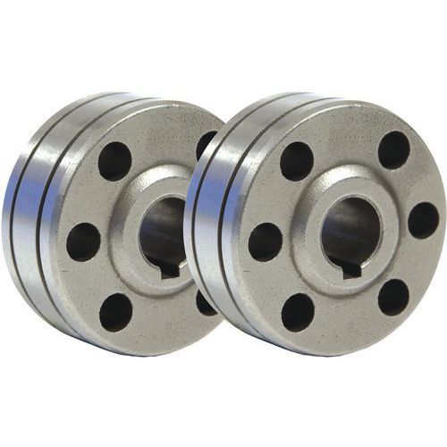 GALET TYPE B POUR FIL EN ALUMINIUM 10 / 12MM GORGE EN V - GYS