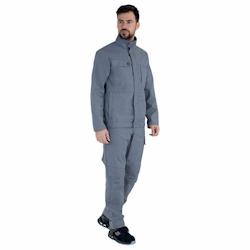 Lafont - Pantalon de travail coton majoritaire BASALTE Gris Taille 3XL - XXXL gris 3609705687157_0