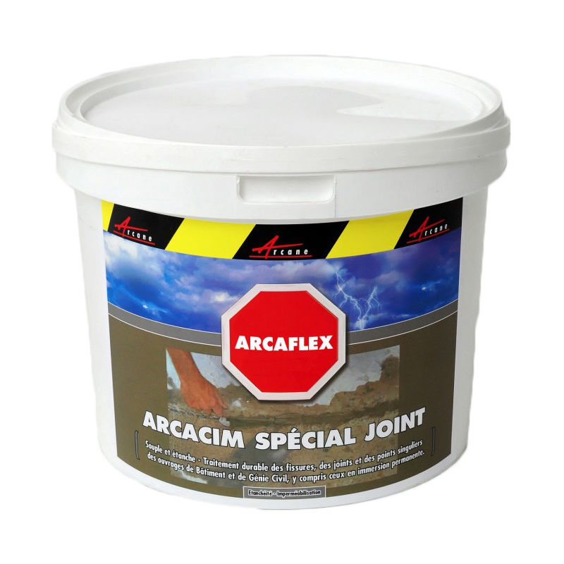 ARCANE INDUSTRIES MORTIER JOINT SOUPLE RÉPARATION FISSURE BÉTON CARRELAGE MUR FAÇADE PISCINE