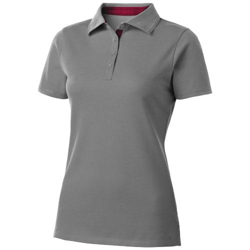 Polo femme Hacker 33097911 - 100% coton - maille piquée 220 g/m² - col côte en tricot plat_0