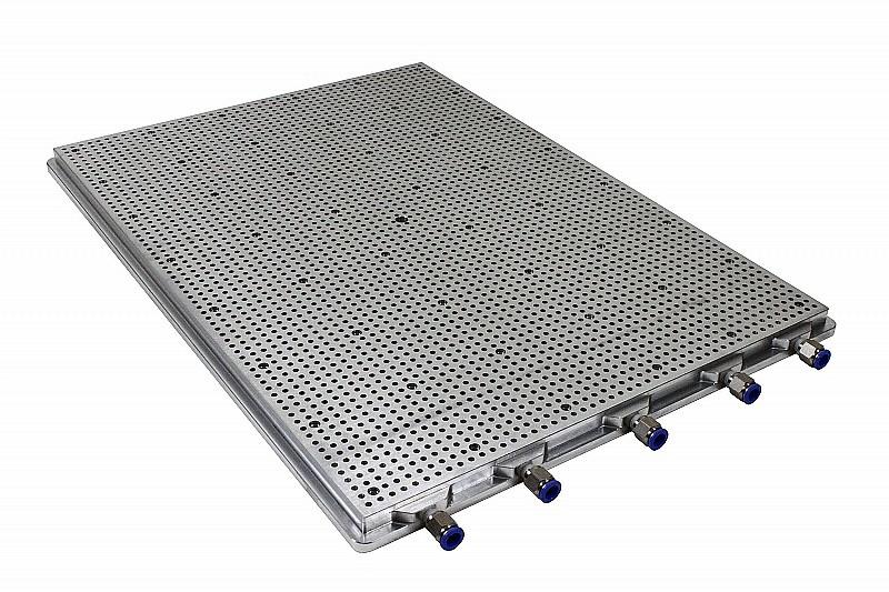 Table aspirante GAL 7050 - aluminium massif - surface aspirante 700 x 500 mm - 5 chambres_0