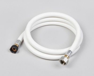 Tuyau de gaz - Home-gaz - armé blanc avec raccords femelles sertis - Longueurs disponibles jusqu'à 2m_0