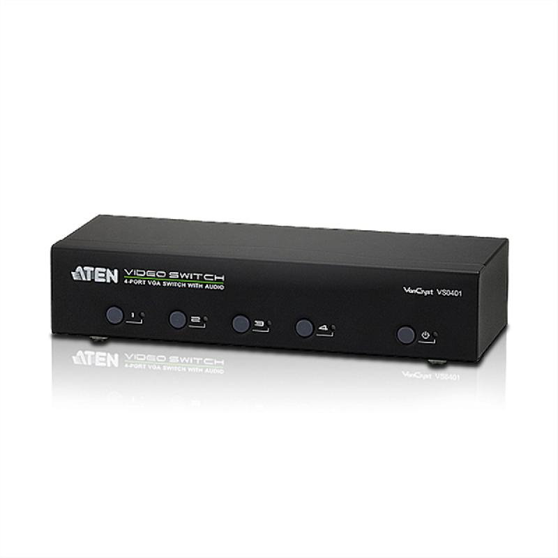 ATEN VS0401 Commutateur audio-vidéo VGA à 4 ports_0
