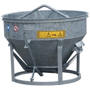 C-zn bennes à béton - conique galvanisée - robuste et durable_0