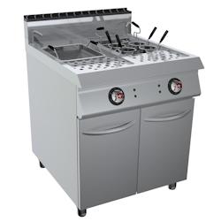 Cuiseur à Pates Electrique 2 Cuves de 45 L GN 1/1 - L2G - 0685071923351_0