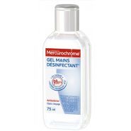 Gel hydroalcoolique Mercurochrome - 75 ml - Antibactérien, fongicide et virucide_0
