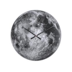 Horloge en verre Lune 60 cm Karlsson - gris verre 8714302530685_0