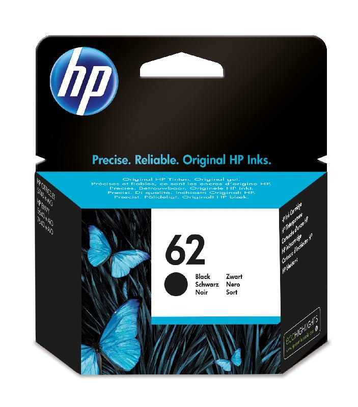 HP 62 cartouche d'encre noire authentique_0