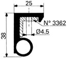 Joint porte isotherme positive ou négative n°3350 - Chambre froide alimentaire - Étanchéité et isolation_0