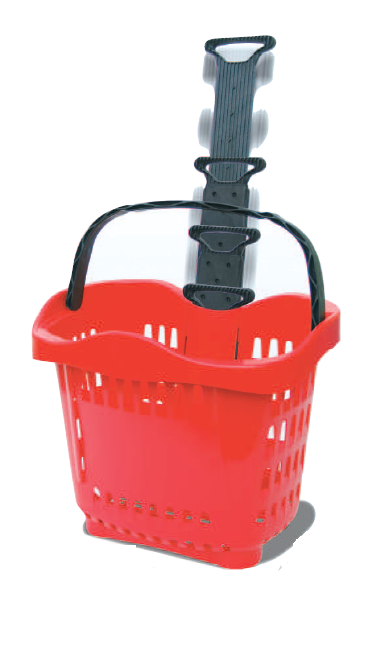Lot de 10 paniers à roulettes - 43L - ergonomiques et maniables pour commerce alimentaire_0