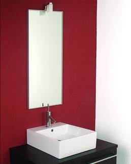 Miroir chauffant infrarouge DOMO-Systems IRL 600W - Design ultraplat 60x90 cm - Chauffe 6 à 10 m²_0