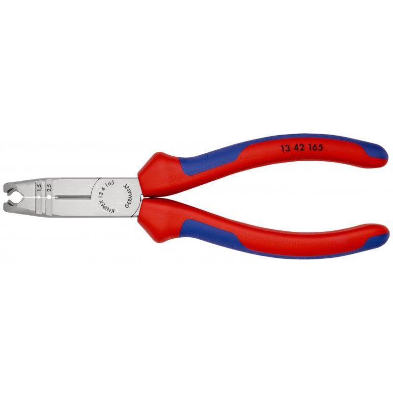 Pince à dégainer et à dénuder - 165mm - Gainage bi-matière - KNIPEX | 13 42 165_0