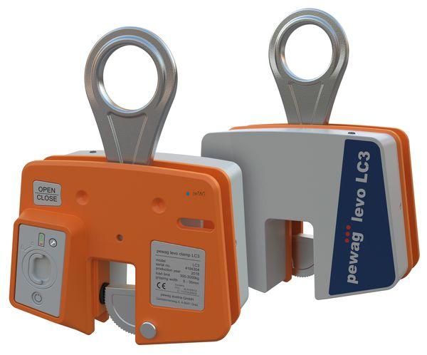 Pince de levage pewag levo clamp LC - télécommande - pour plaques d'acier jusqu'à 37 HRC_0