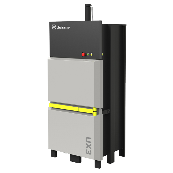 Presse à balles électrique - petit volume de déchets - 30 kN de capacité de compactage_0