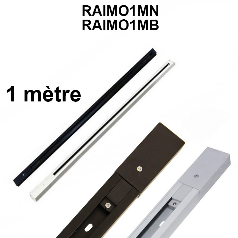 Rail 1 mètre monophasé renforcé pour spot led - réf raimo1mb_0