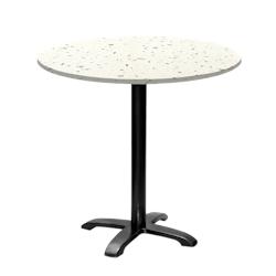Restootab - Table ronde Ø80cm - modèle Bazila terrazzo cassata - blanc TB-BZ4-R80M-TER.CAS_0