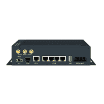 Routeur ethernet industriel haute performance 5 x LAN 1GB/s, 4 x PoE, 1 x SFP, WiFi Mimo, USB + E/S - Référence: ICR-4401WS_0
