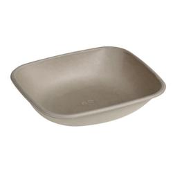 Saladier rectangle canne à sucre, sans PFAS, 19,5 x 17 x 4 cm - 600 ml (500 unités) - 14968.N_0