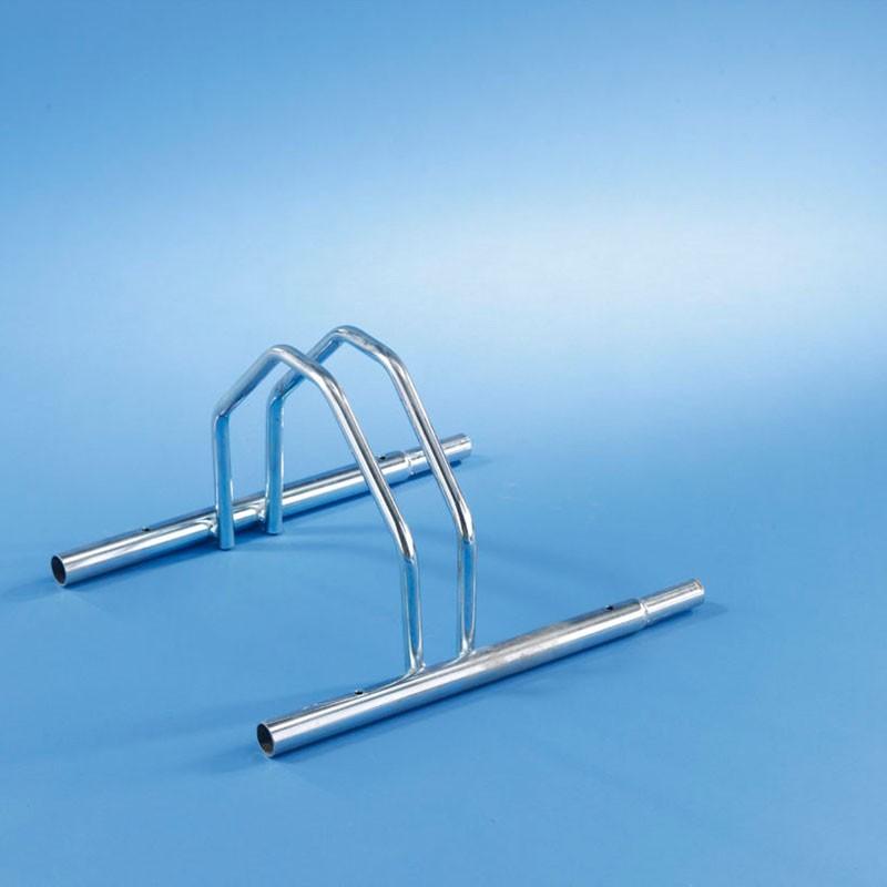 Support vélo emboîtable et évolutif - Râtelier 1 place sur mesure en acier galvanisé à poser ou fixer_0