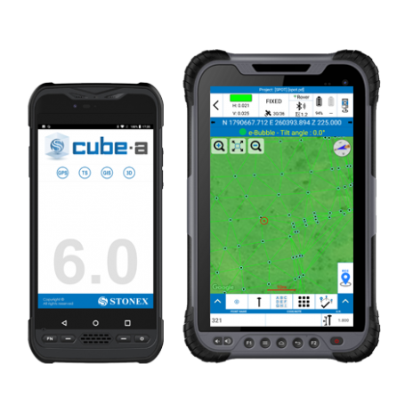 Tablette de terrain robuste équipé d'un connecteur externe pour une antenne GNSS et USB Type-C - UT12P - Stonex 6 